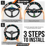 Nico Robin One Piece Christmas Steering Wheel Cover Anime