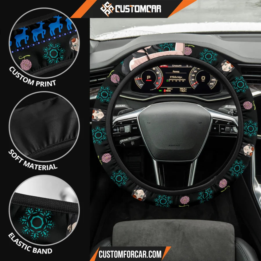 Nico Robin One Piece Christmas Steering Wheel Cover Anime