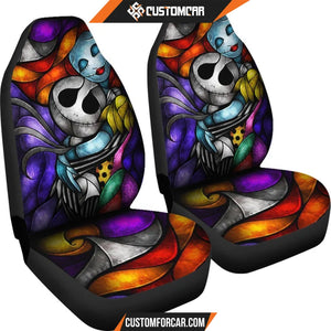 Nightmare Before Christmas Art Car SeatsCovers - seat Covers