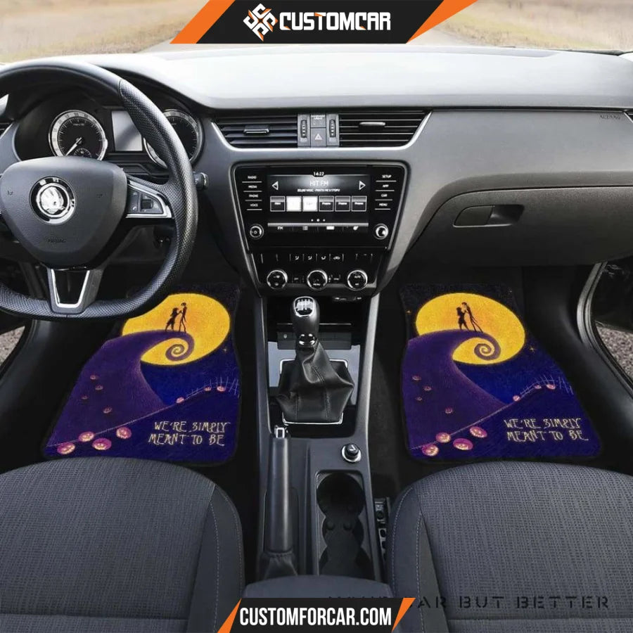 Nightmare Before Christmas Car Floor Mats 4 R050320 - Front 