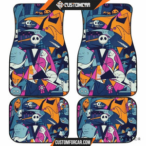 Nightmare Before Christmas Car Floor Mats 3 R050320 - Front 