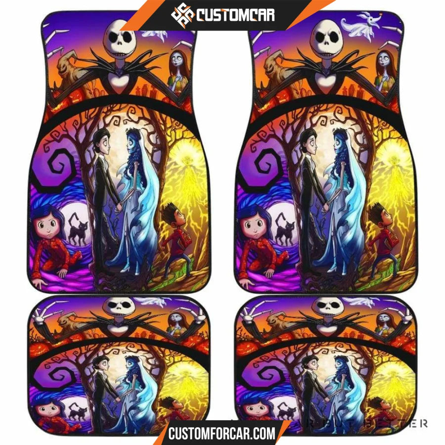 Nightmare Before Christmas Car Floor Mats R050320 - Front 