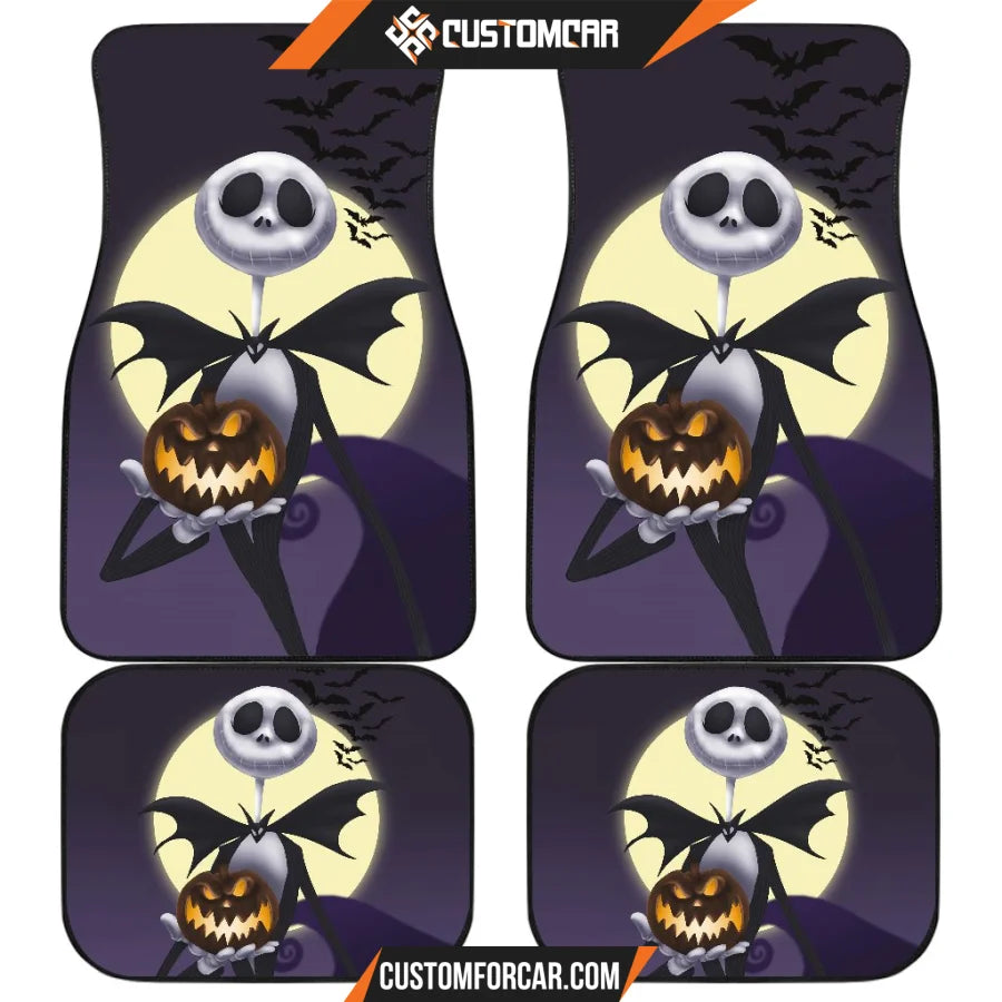 Nightmare Before Christmas Car Floor Mats Jack Skellington