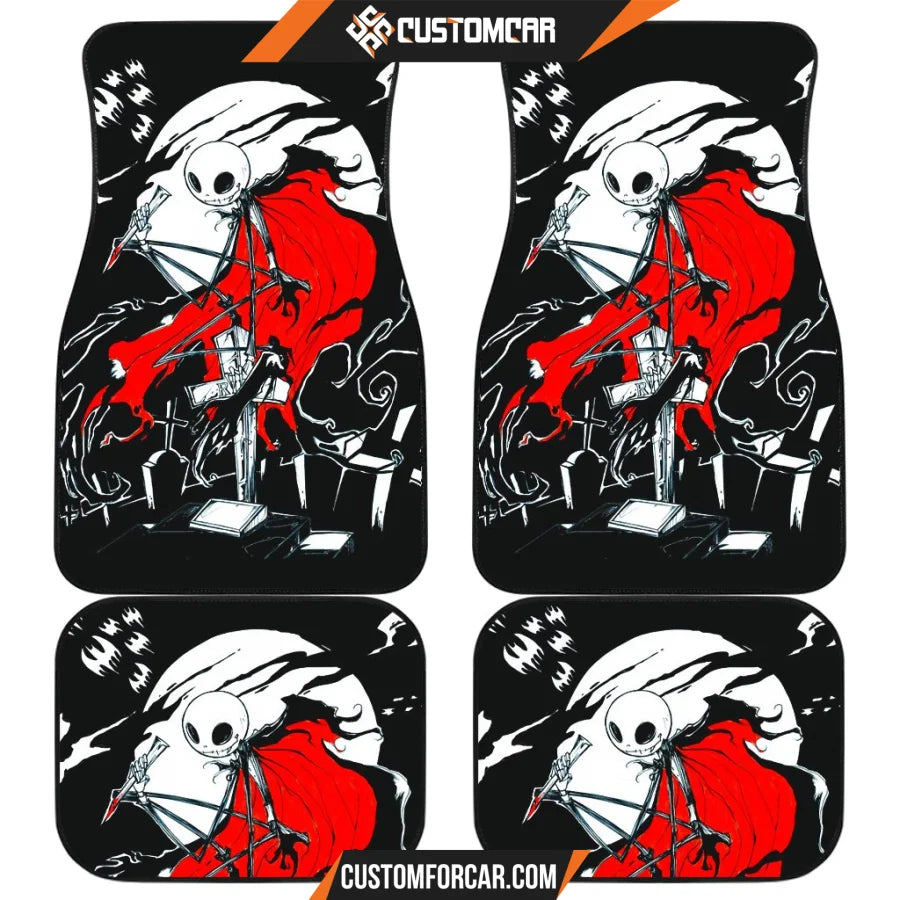 Nightmare Before Christmas Car Floor Mats Jack Skellington