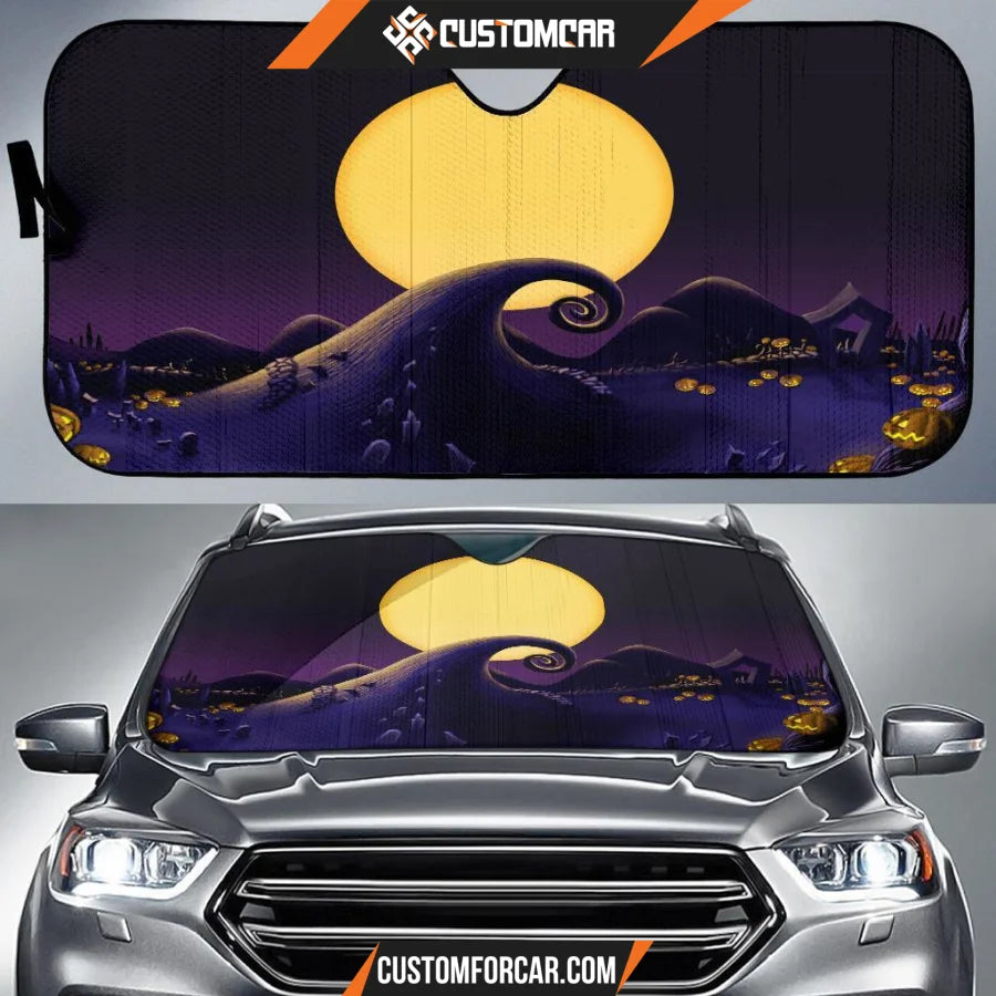 Nightmare Before Christmas Car Sun Shades Auto