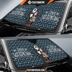 Nightmare Before Christmas Cartoon Car Sunshade Jack