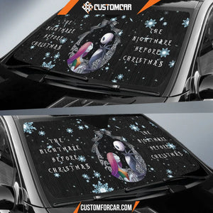 Nightmare Before Christmas Cartoon Car Sunshade Jack