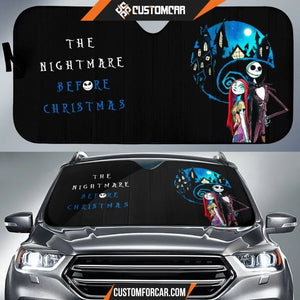 Nightmare Before Christmas Cartoon Car Sunshade Jack