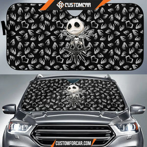 Nightmare Before Christmas Cartoon Car Sunshade Cartoon Jack