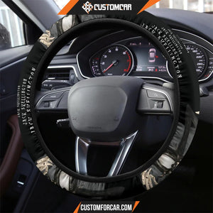 Nightmare Before Christmas Cartoon Steering Wheel Cover Evil