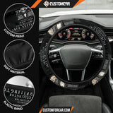 Nightmare Before Christmas Cartoon Steering Wheel Cover Evil