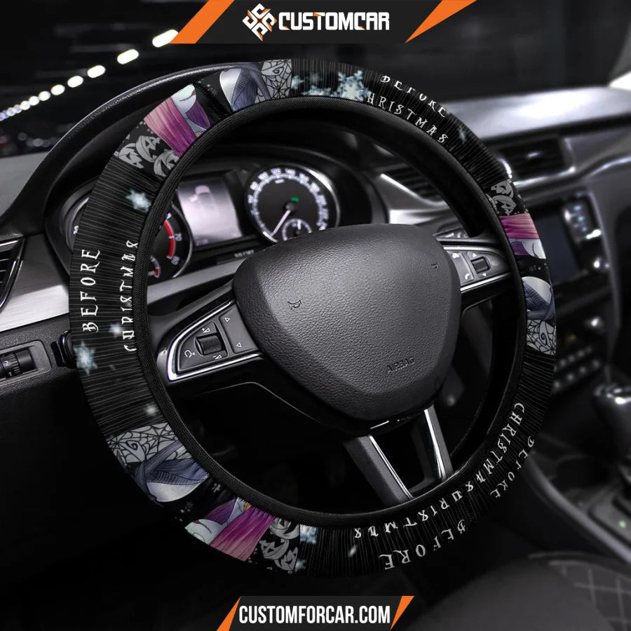 Nightmare Before Christmas Cartoon Steering Wheel Cover Jack