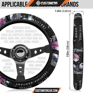 Nightmare Before Christmas Cartoon Steering Wheel Cover Jack