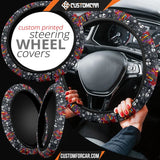 Nightmare Before Christmas Cartoon Steering Wheel Cover Jack