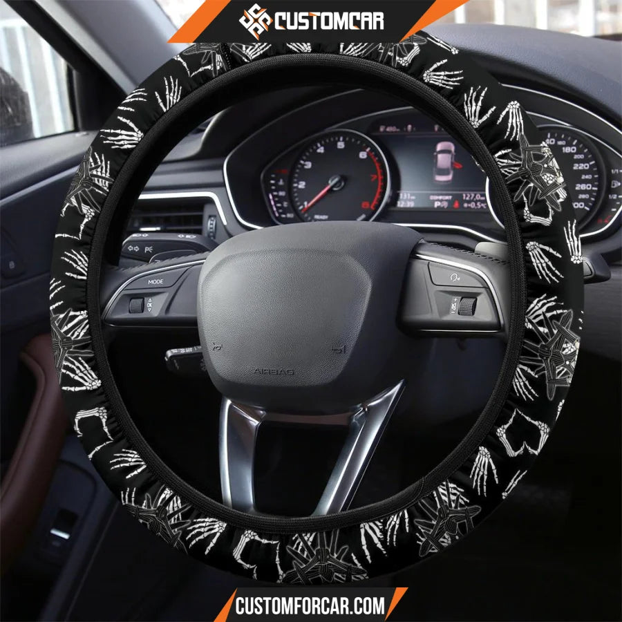 Nightmare Before Christmas Cartoon Steering Wheel Cover