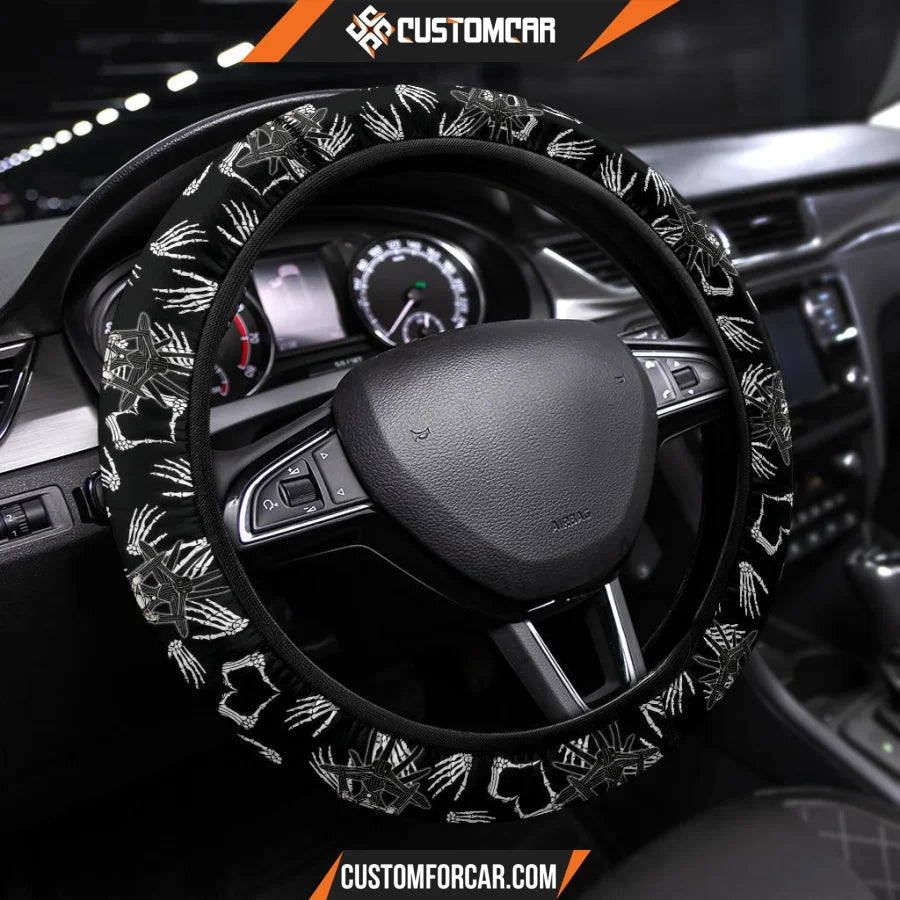 Nightmare Before Christmas Cartoon Steering Wheel Cover