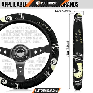 Nightmare Before Christmas Cartoon Steering Wheel Cover