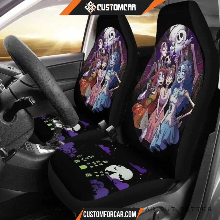 Nightmare Before Christmas & Corpse Bride Car Seat Covers 