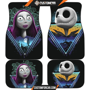 Nightmare Before Christmas couple Fan Gift Car Floor Mats 