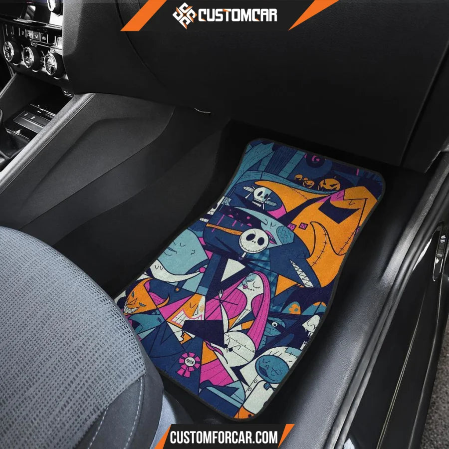 Nightmare Before Christmas Front And Back Car Mats 3 R050320