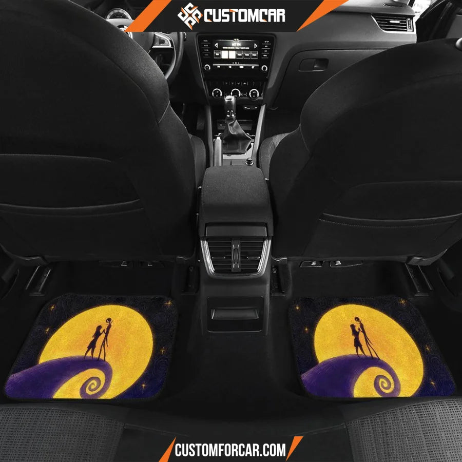 Nightmare Before Christmas Front And Back Car Mats 4 R050320