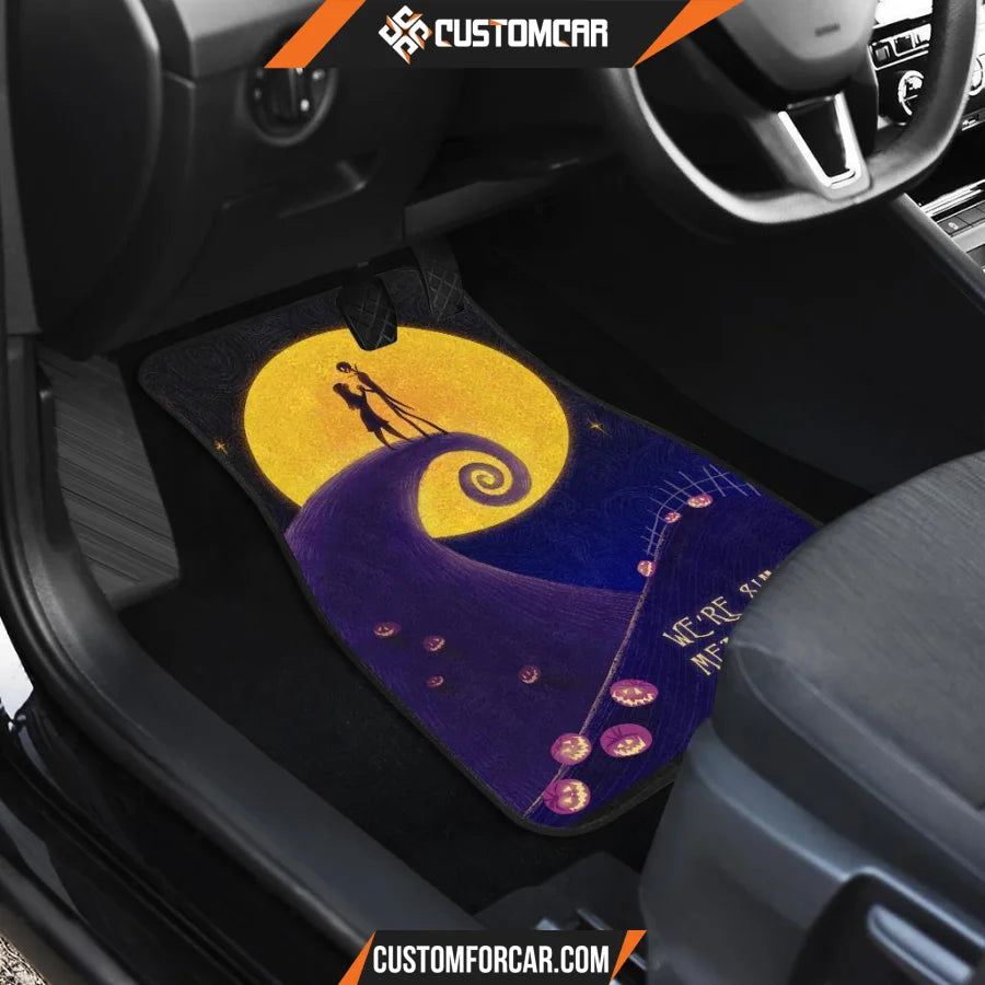 Nightmare Before Christmas Front And Back Car Mats 4 R050320