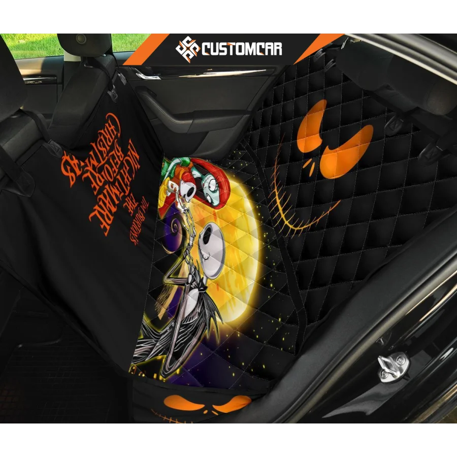 Nightmare Before Christmas Pet Seat Cover Decor In car 2021 