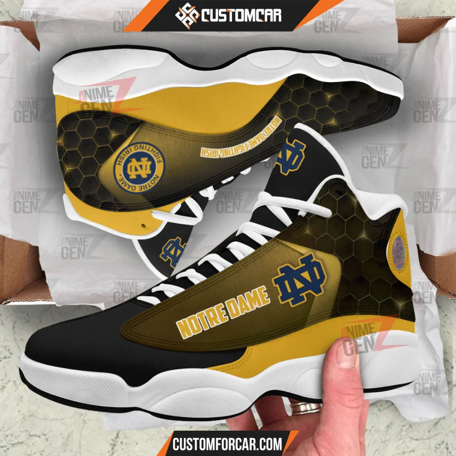 Notre Dame Fighting Irish Air Jordan 13 Sneakers NFL Custom