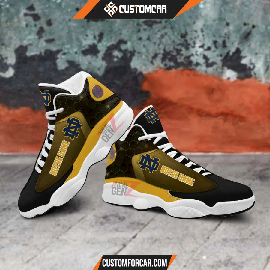 Notre Dame Fighting Irish Air Jordan 13 Sneakers NFL Custom