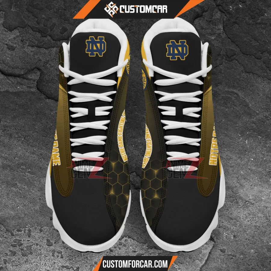 Notre Dame Fighting Irish Air Jordan 13 Sneakers NFL Custom