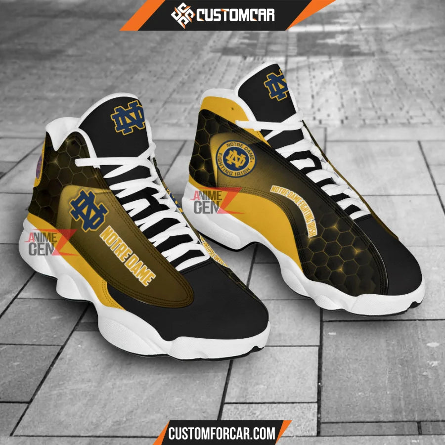 Notre Dame Fighting Irish Air Jordan 13 Sneakers NFL Custom