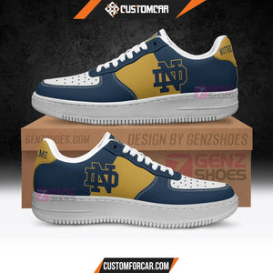 Notre Dame Fighting Irish Air Sneakers NFL Custom Sports