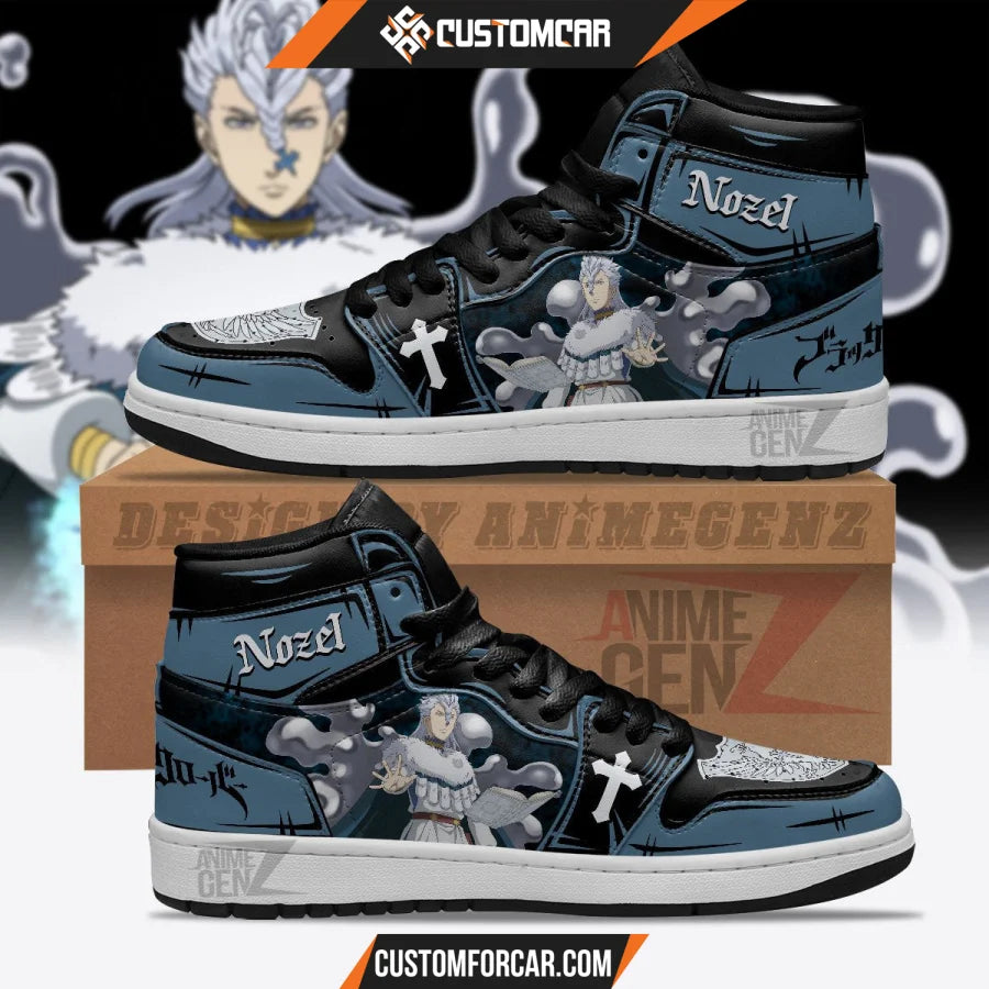 Nozel Silva JD Sneakers Black Clover Custom Anime Shoes