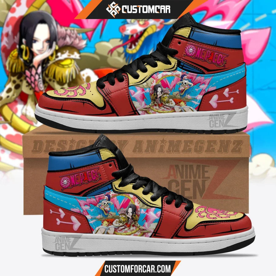 One Piece Boa Hancock JD Sneakers Custom Anime Shoes