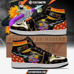 One Piece Brook JD Sneakers Custom Anime Shoes CUSTOMFORCAR