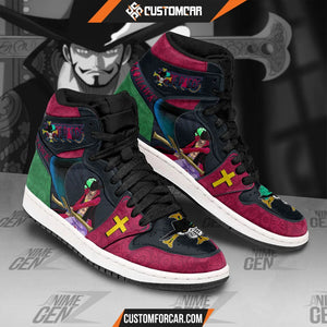 One Piece Dracule Mihawk JD Sneakers Custom Anime Shoes