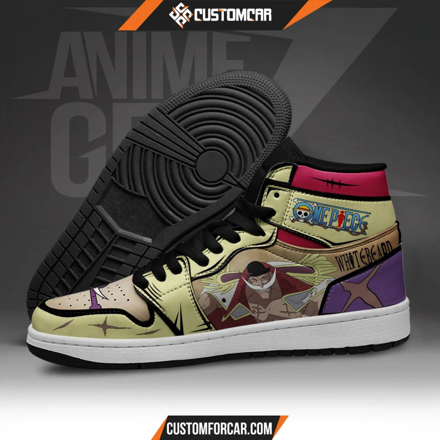 One Piece Edward Newgate Whitebeard JD Sneakers Custom Anime