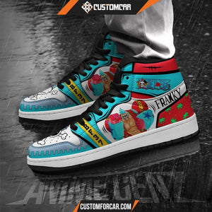 One Piece Franky JD Sneakers Custom Anime Shoes CUSTOMFORCAR