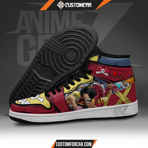 One Piece Gol D Roger JD Sneakers Custom Anime Shoes