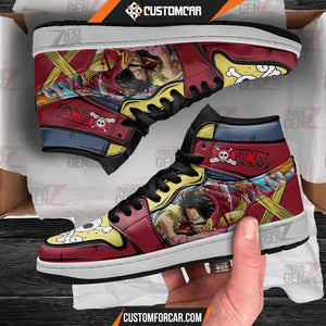 One Piece Gol D Roger JD Sneakers Custom Anime Shoes