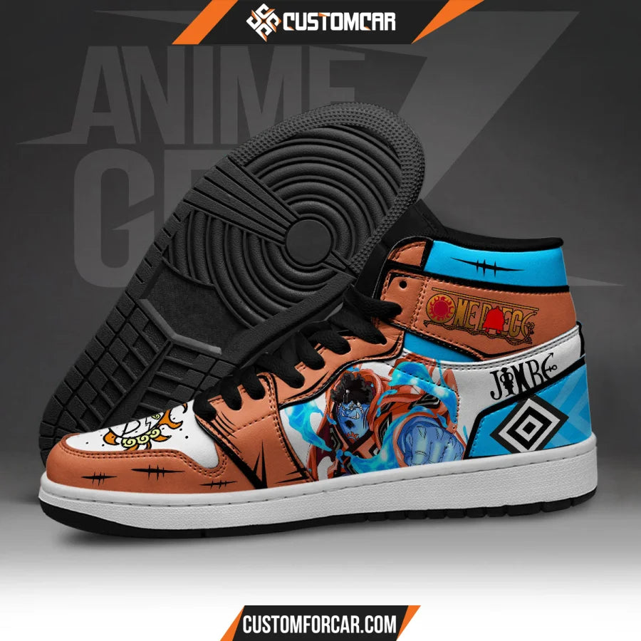 One Piece Jinbe JD Sneakers Custom Anime Shoes CUSTOMFORCAR