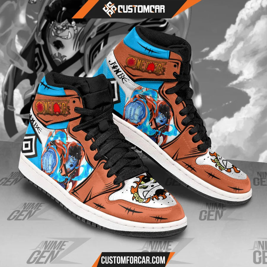 One Piece Jinbe JD Sneakers Custom Anime Shoes CUSTOMFORCAR