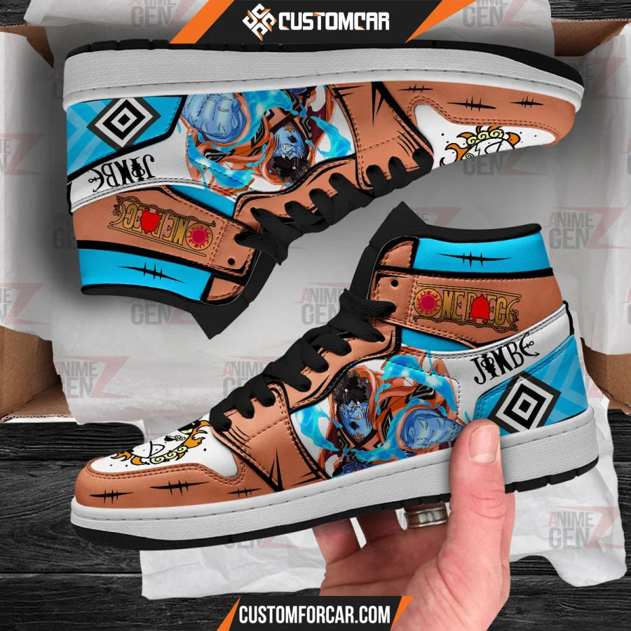 One Piece Jinbe JD Sneakers Custom Anime Shoes CUSTOMFORCAR