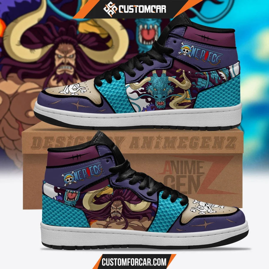 One Piece Kaido JD Sneakers Custom Anime Shoes CUSTOMFORCAR