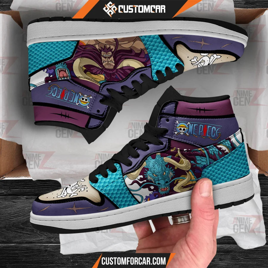 One Piece Kaido JD Sneakers Custom Anime Shoes CUSTOMFORCAR