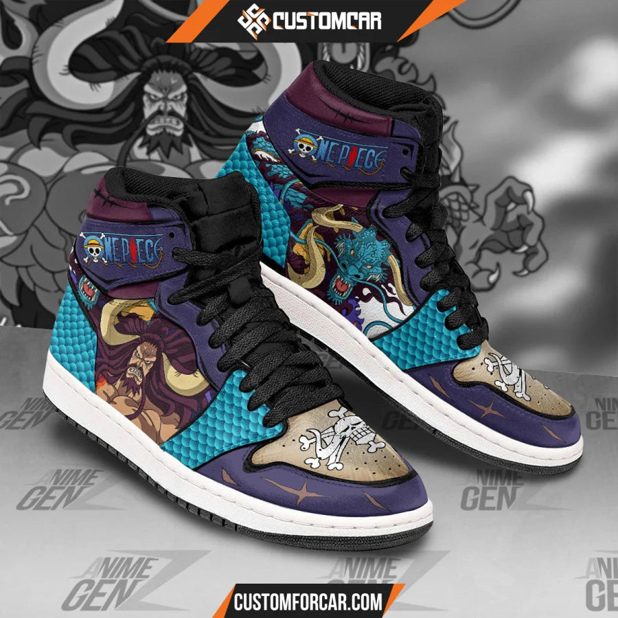 One Piece Kaido JD Sneakers Custom Anime Shoes CUSTOMFORCAR