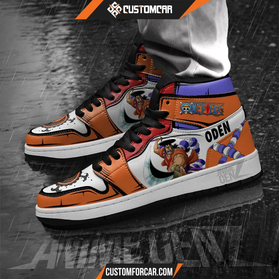 One Piece Kozuki Oden JD Sneakers Custom Anime Shoes