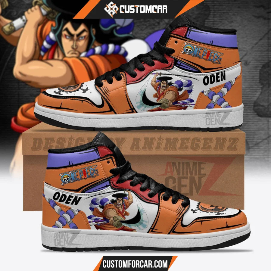 One Piece Kozuki Oden JD Sneakers Custom Anime Shoes