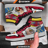 One Piece Monkey D.Luffy JD Sneakers Custom Anime Shoes