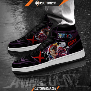 One Piece Monkey D.Luffy JD Sneakers Gear 4 Snake Man Custom